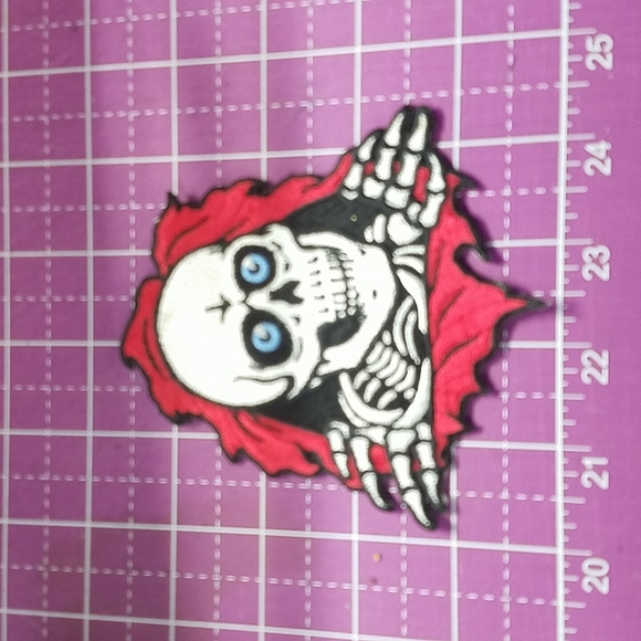 Skull sewing patch sew on patch - Picture 2 of 3